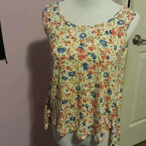 Floral tank top